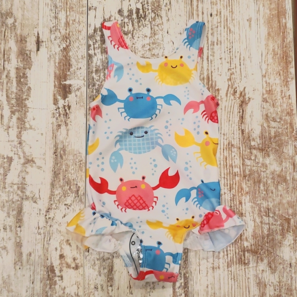 Baby Girl Crab Swimsuut